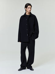 Double Face Wool Cashmere Flared Pants