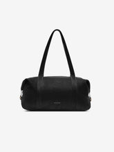 Large Leather Belted Duffle