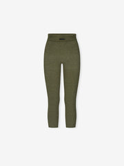 Womens Rib Knit Capri